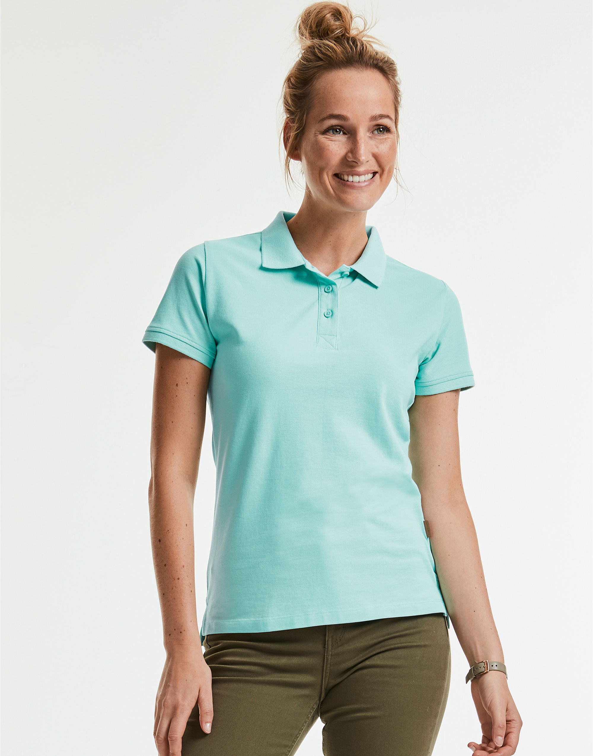 Custom Women's  Polo Shirt Printing and Embroidery 